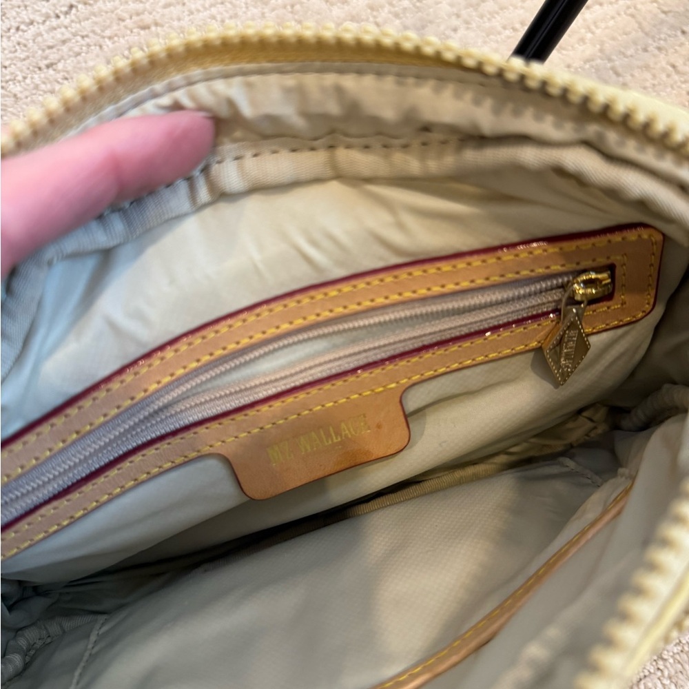 MZ Wallace Gold Metro Camera Quilted Crossbody Bag - Picture 10 of 11